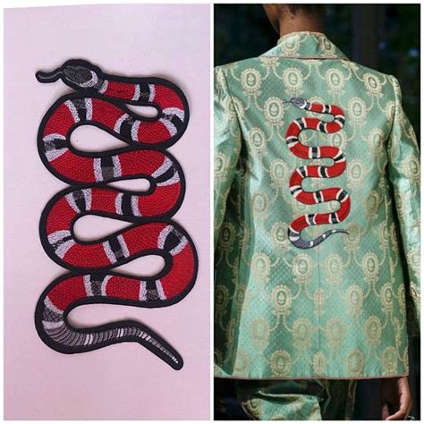 gucci snake iron fabic